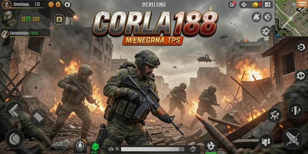 Gameplay intens dalam pertempuran TPS CORLA188.
