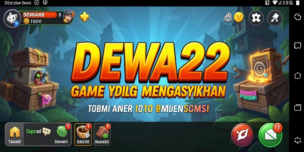 Tampilan gameplay DEWA22 yang mengasyikkan dan penuh warna.