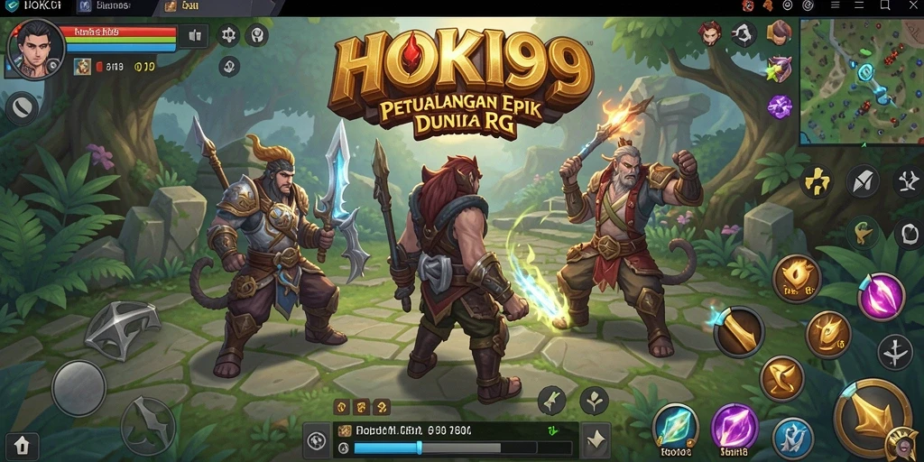 Tampilan gameplay HOKI99 yang seru dan menantang di dunia RPG.
