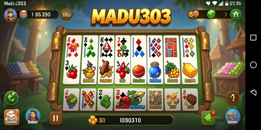 Tampilan screenshot gameplay seru MADU303 yang penuh aksi.