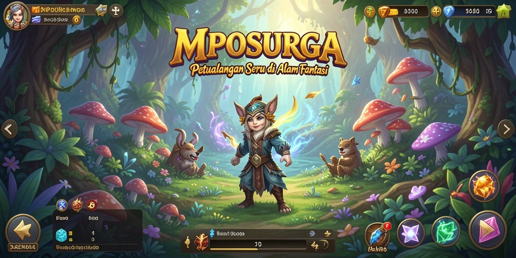 Tampilan gameplay MPOSURGA yang memikat di dunia petualangan.