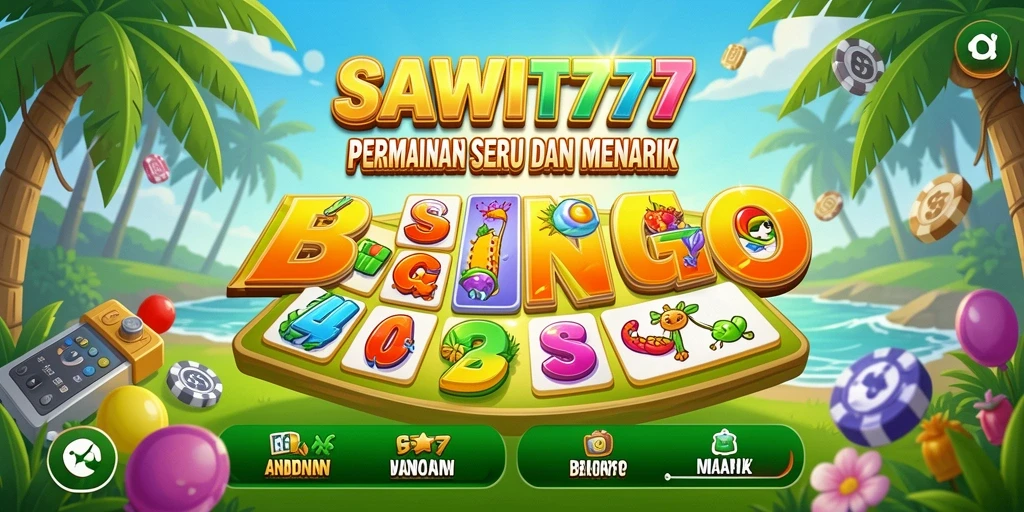 Screenshot SAWIT777 menampilkan keseruan bermain Bingo secara online.