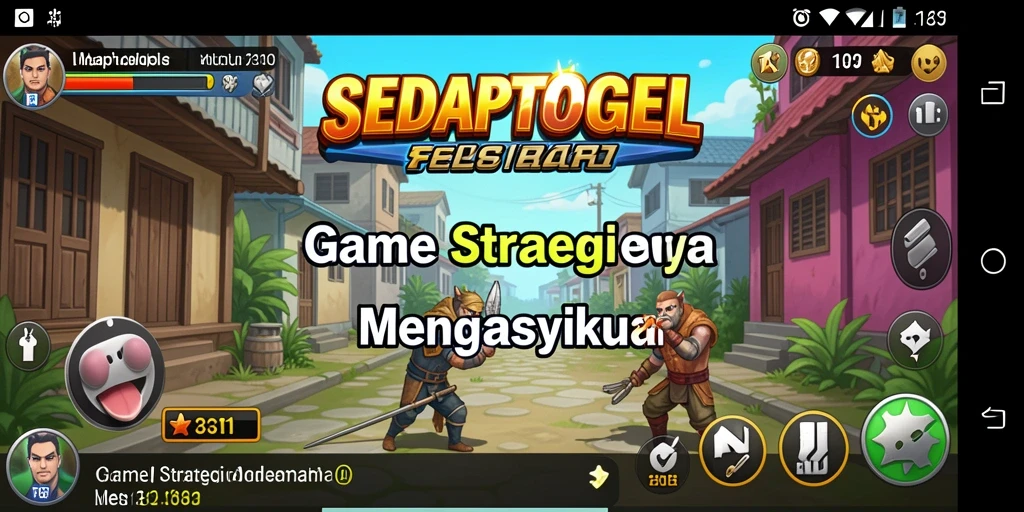 Tampilan gameplay SEDAPTOGEL yang seru dan dinamis.