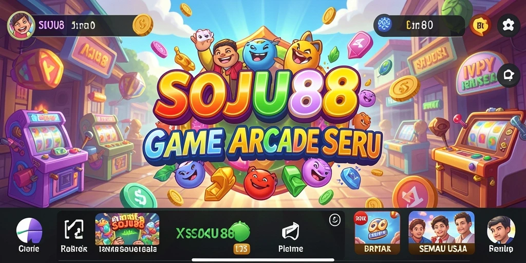 Tampilan gameplay seru dengan grafik menarik pada SOJU88.